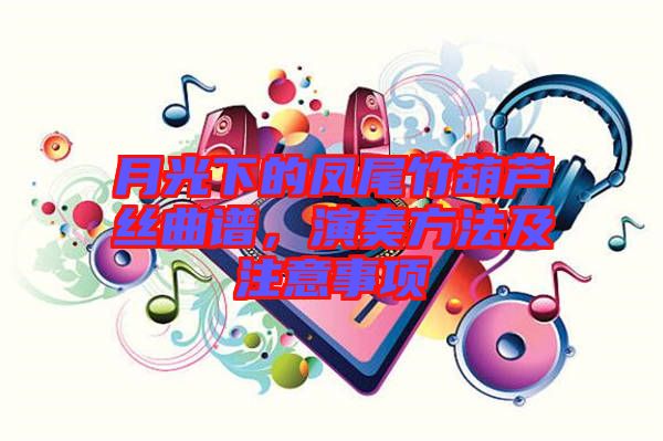 月光下的鳳尾竹葫蘆絲曲譜，演奏方法及注意事項(xiàng)