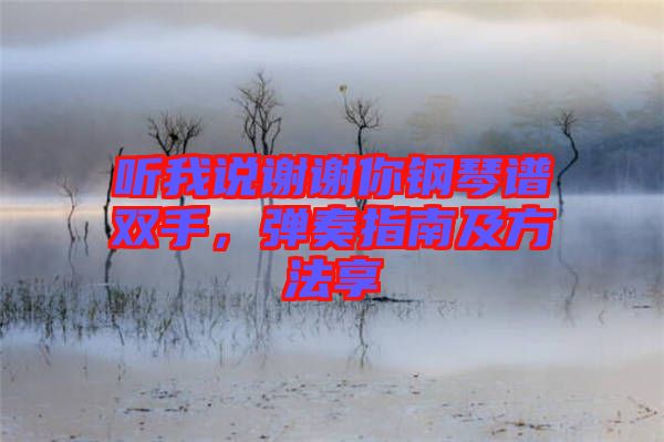聽(tīng)我說(shuō)謝謝你鋼琴譜雙手，彈奏指南及方法享