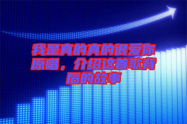 我是真的真的很愛(ài)你原唱，介紹這首歌背后的故事