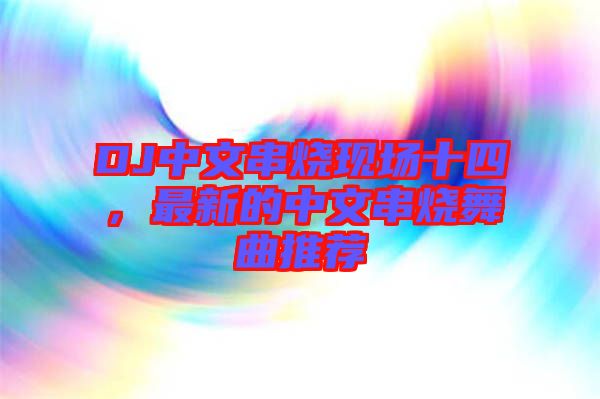 DJ中文串燒現(xiàn)場十四，最新的中文串燒舞曲推薦