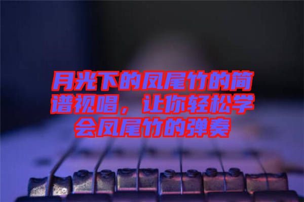 月光下的鳳尾竹的簡(jiǎn)譜視唱，讓你輕松學(xué)會(huì)鳳尾竹的彈奏