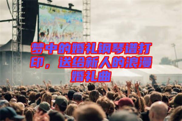 夢(mèng)中的婚禮鋼琴譜打印，送給新人的浪漫婚禮曲