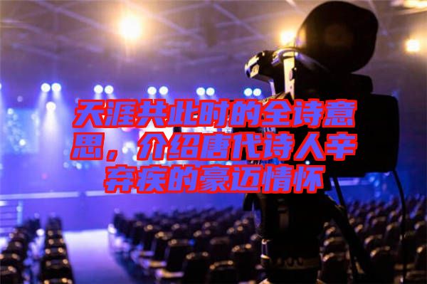 天涯共此時的全詩意思，介紹唐代詩人辛棄疾的豪邁情懷