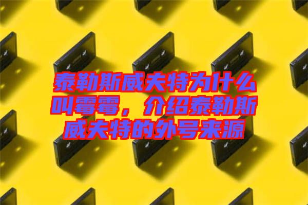 泰勒斯威夫特為什么叫霉霉，介紹泰勒斯威夫特的外號來源