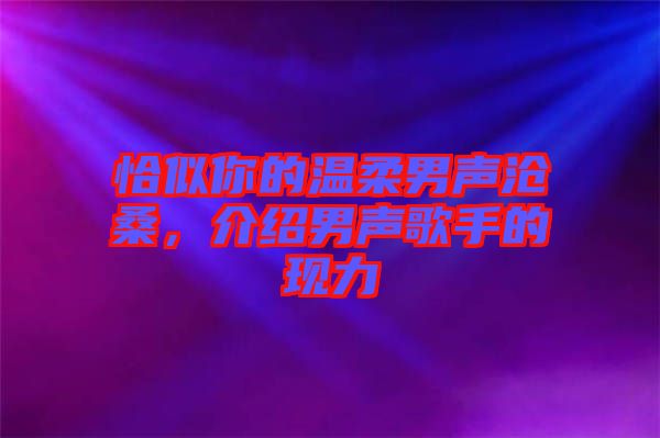 恰似你的溫柔男聲滄桑，介紹男聲歌手的現(xiàn)力