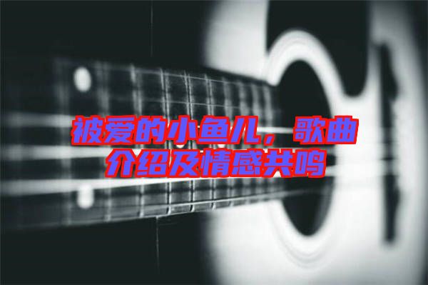被愛的小魚兒，歌曲介紹及情感共鳴