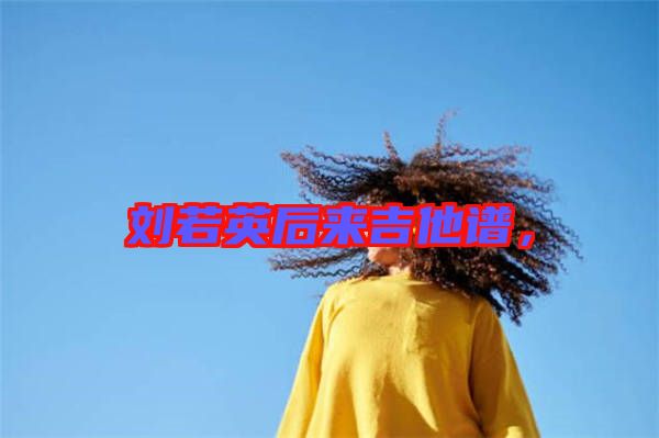 劉若英后來吉他譜，