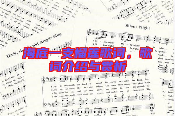 海底一支榴蓮歌詞，歌詞介紹與賞析