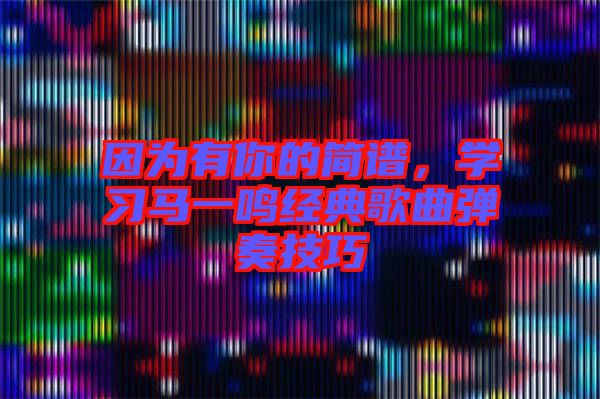 因?yàn)橛心愕暮?jiǎn)譜，學(xué)習(xí)馬一鳴經(jīng)典歌曲彈奏技巧