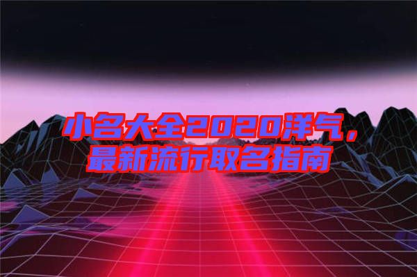 小名大全2020洋氣，最新流行取名指南