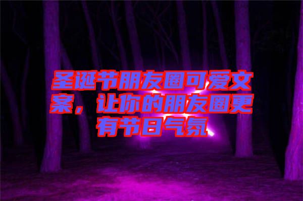 圣誕節(jié)朋友圈可愛文案，讓你的朋友圈更有節(jié)日氣氛