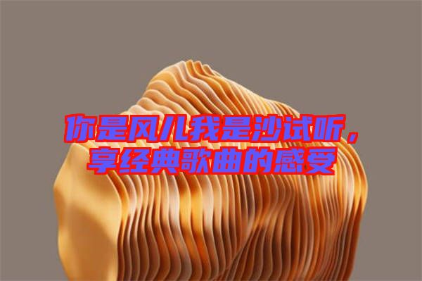 你是風(fēng)兒我是沙試聽(tīng)，享經(jīng)典歌曲的感受