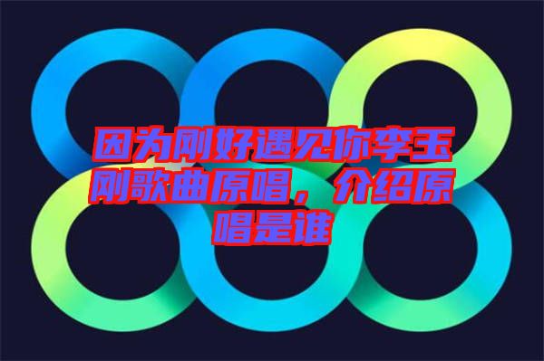 因?yàn)閯偤糜鲆娔憷钣駝偢枨?，介紹原唱是誰
