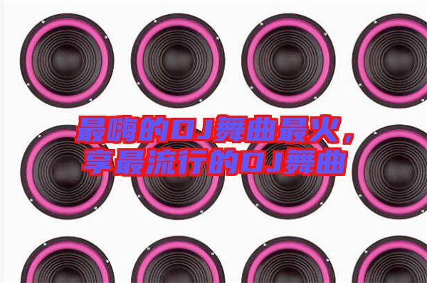 最嗨的DJ舞曲最火，享最流行的DJ舞曲