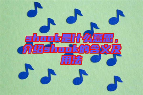 shook是什么意思，介紹shook的含義及用法