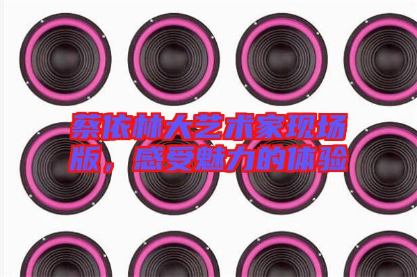 蔡依林大藝術家現(xiàn)場版，感受魅力的體驗