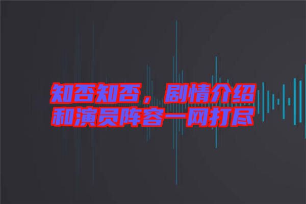 知否知否，劇情介紹和演員陣容一網(wǎng)打盡