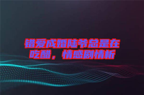 錯(cuò)愛成婚陸爺總是在吃醋，情感劇情析