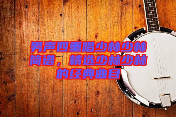 男聲四重唱少林少林簡(jiǎn)譜，精選少林少林的經(jīng)典曲目