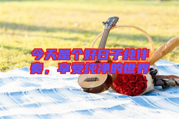 今天是個好日子純伴奏，享受純凈的世界