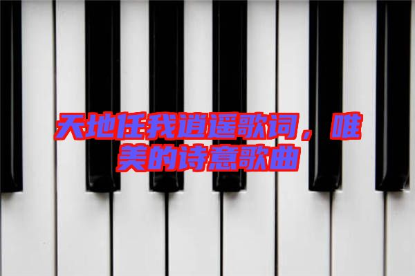 天地任我逍遙歌詞，唯美的詩(shī)意歌曲