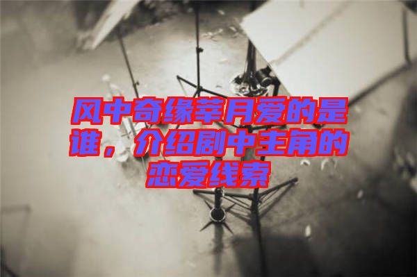 風(fēng)中奇緣莘月愛(ài)的是誰(shuí)，介紹劇中主角的戀愛(ài)線索