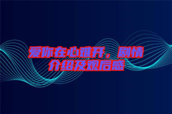 愛你在心難開，劇情介紹及觀后感