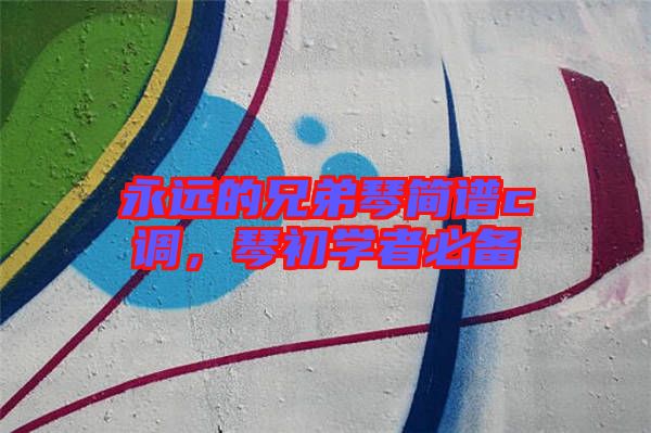 永遠(yuǎn)的兄弟琴簡譜c調(diào)，琴初學(xué)者必備