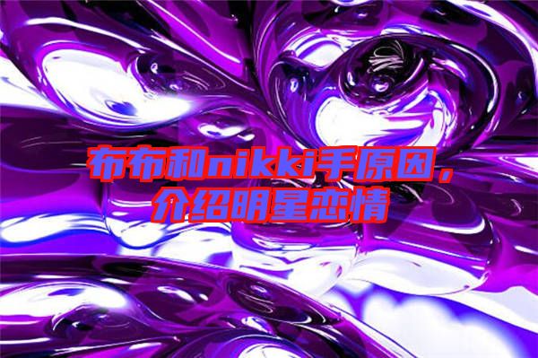 布布和nikki手原因，介紹明星戀情