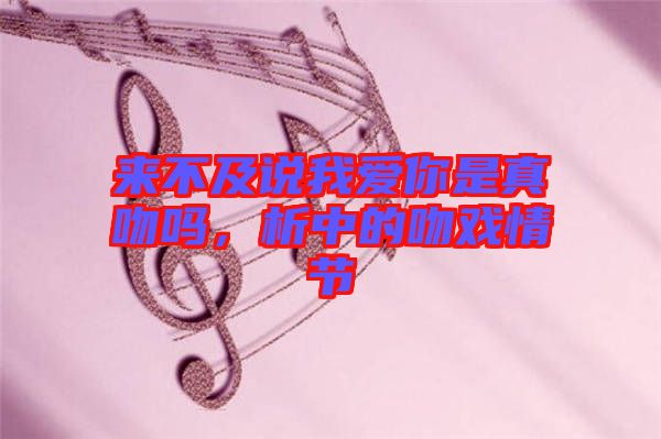 來不及說我愛你是真吻嗎，析中的吻戲情節(jié)