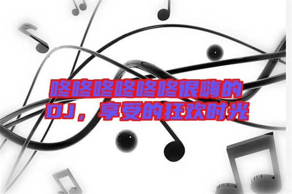 咚咚咚咚咚咚很嗨的DJ，享受的狂歡時(shí)光