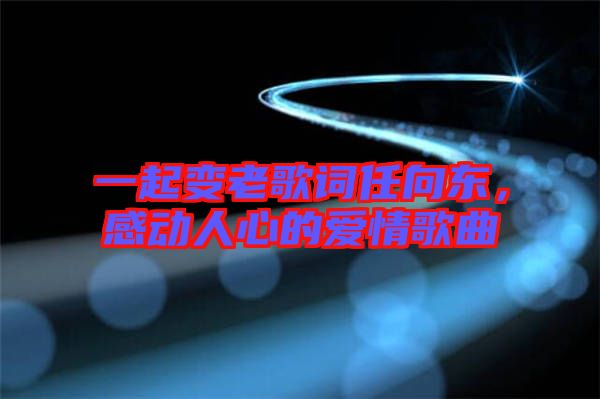 一起變老歌詞任向東，感動(dòng)人心的愛(ài)情歌曲