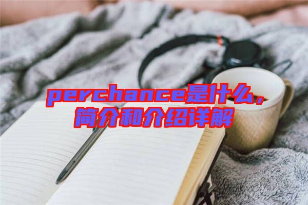 perchance是什么，簡介和介紹詳解