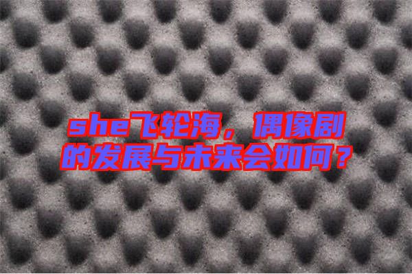 she飛輪海，偶像劇的發(fā)展與未來會如何？