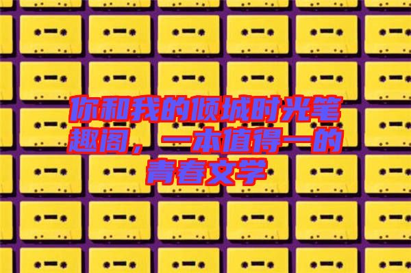 你和我的傾城時光筆趣閣，一本值得一的青春文學(xué)