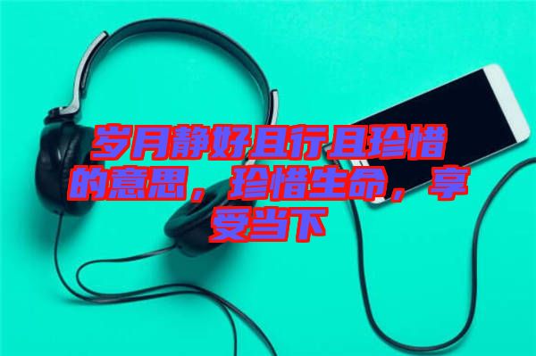 歲月靜好且行且珍惜的意思，珍惜生命，享受當下