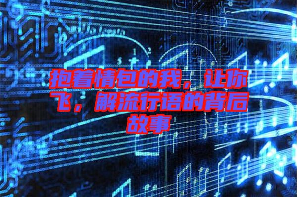 抱著情包的我，讓你飛，解流行語的背后故事
