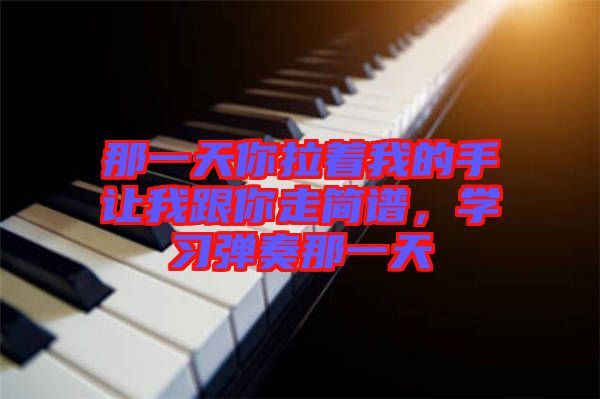 那一天你拉著我的手讓我跟你走簡譜，學(xué)習(xí)彈奏那一天
