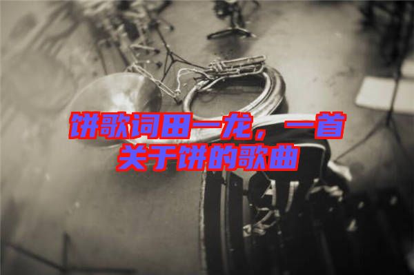 餅歌詞田一龍，一首關(guān)于餅的歌曲