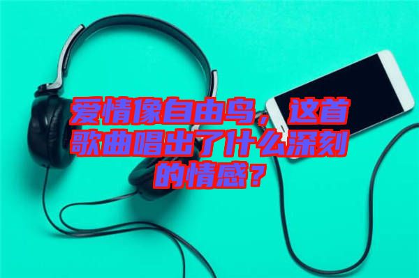 愛情像自由鳥，這首歌曲唱出了什么深刻的情感？