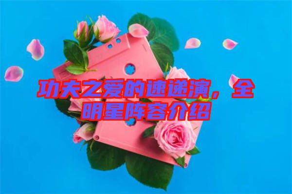 功夫之愛的速遞演，全明星陣容介紹