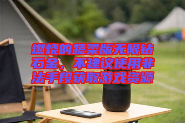 燃燒的蔬菜版無限鉆石金，不建議使用非法手段獲取游戲資源