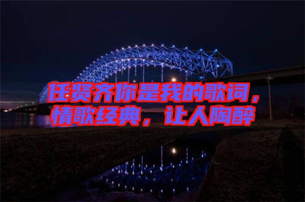 任賢齊你是我的歌詞，情歌經(jīng)典，讓人陶醉