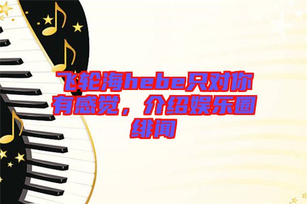 飛輪海hebe只對(duì)你有感覺，介紹娛樂圈緋聞