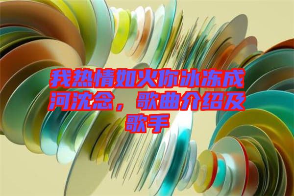 我熱情如火你冰凍成河沈念，歌曲介紹及歌手