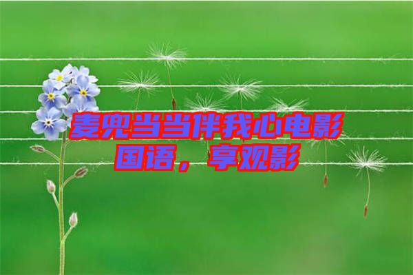 麥兜當(dāng)當(dāng)伴我心電影國語，享觀影