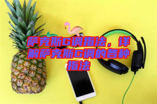薩克斯G調指法，詳解薩克斯G調的各種指法