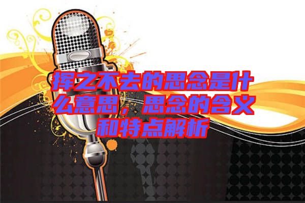 揮之不去的思念是什么意思，思念的含義和特點解析