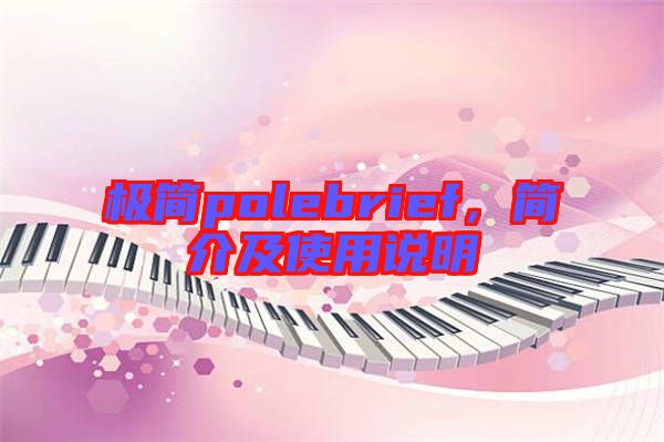 極簡(jiǎn)polebrief，簡(jiǎn)介及使用說(shuō)明
