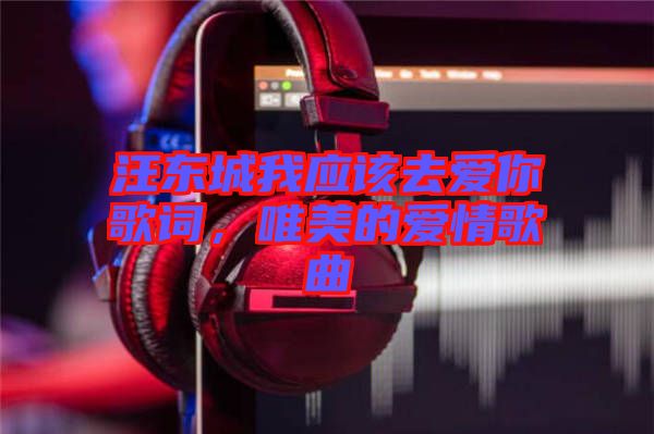 汪東城我應(yīng)該去愛你歌詞，唯美的愛情歌曲